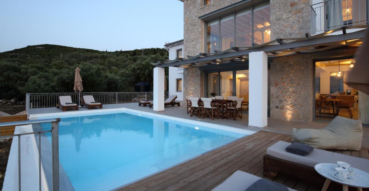 Tsakmakis Villas Luxury- Panoramic Sea View - Lefkada Tsoukaládhes Zewnętrze zdjęcie