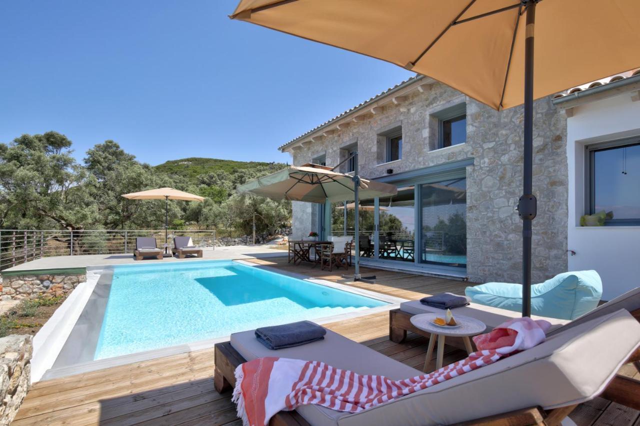 Tsakmakis Villas Luxury- Panoramic Sea View - Lefkada Tsoukaládhes Zewnętrze zdjęcie