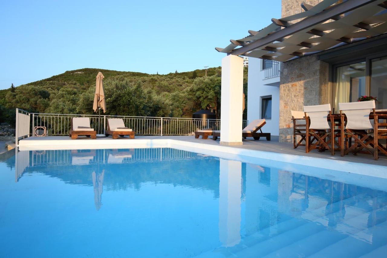 Tsakmakis Villas Luxury- Panoramic Sea View - Lefkada Tsoukaládhes Zewnętrze zdjęcie